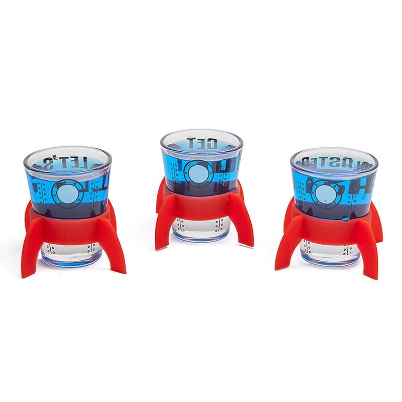 Bigmouth Let's Get Fosted Shot Glass Set