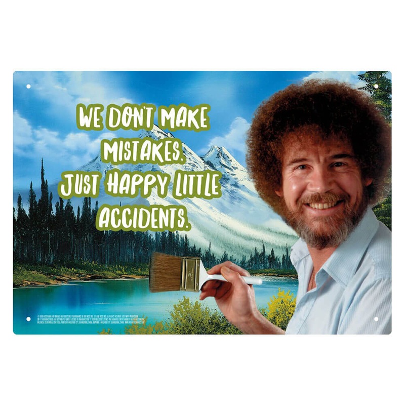 Bob Ross Accidents Signe