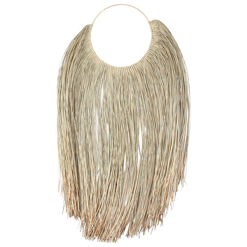 Dcoration murale d'herbe marin en Hati 86 cm