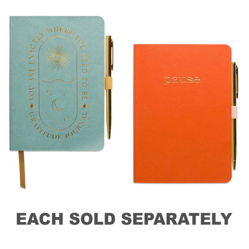 Journal de gratitude avec couverture en cuir vgtalien