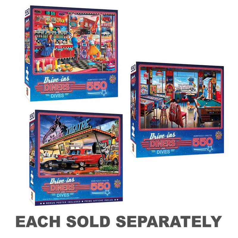 MP Diners & Dives Puzzle (550 PC)