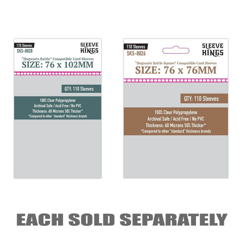 SK Board Game Sleeves Poudlard Battle (110s / Pack)
