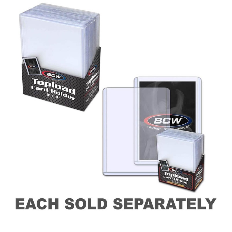 Support de carte BCW TopLoad (3 "x 4")