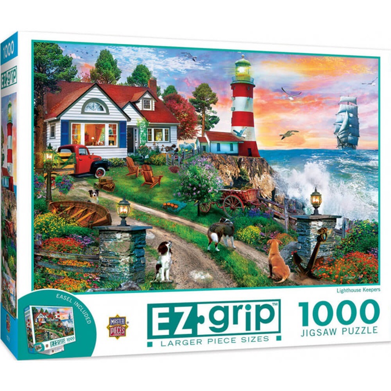 Masterpieces Ezgrip Lighthouse Keepers Puzzle 1000pc