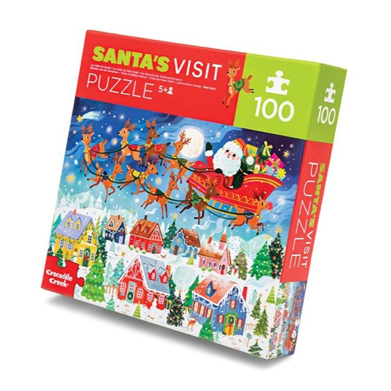Santa's Visit - 100 piece puzzle