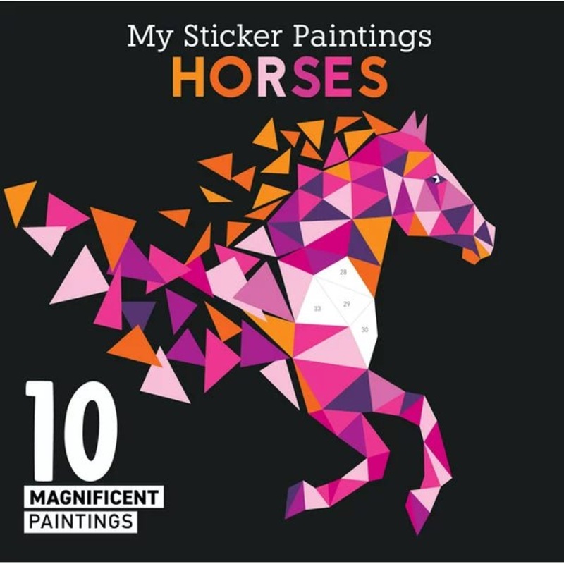 Activity Book - My Sticker Paintings: Horses