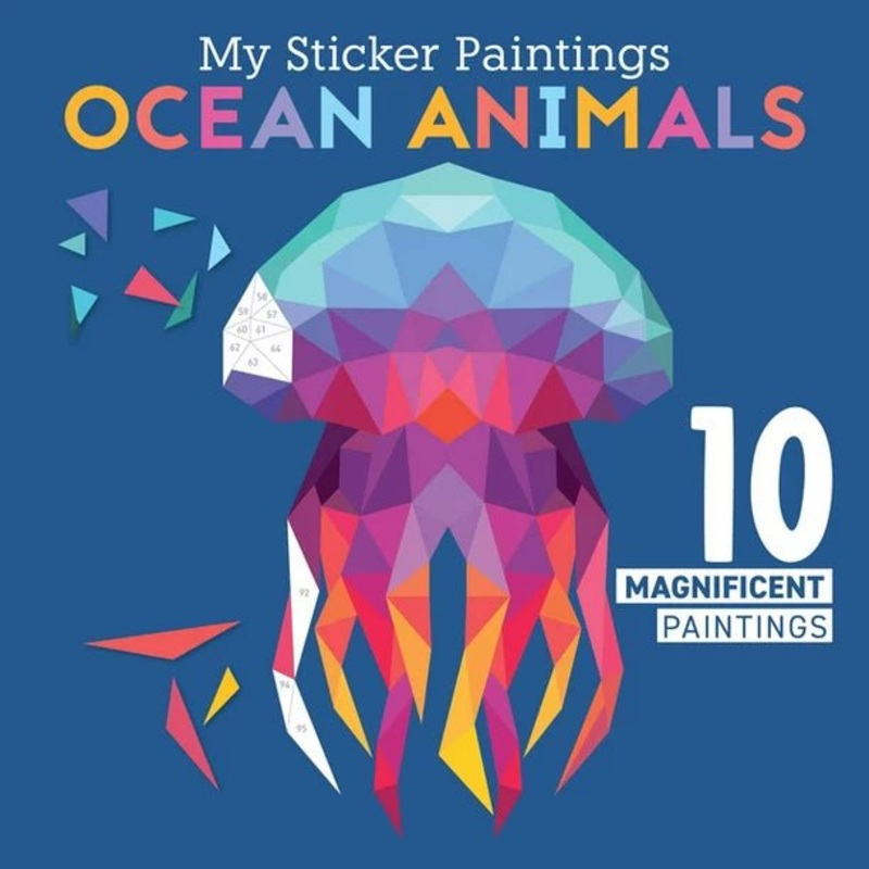 Activity Book - My Sticker Paintings: Ocean Animals