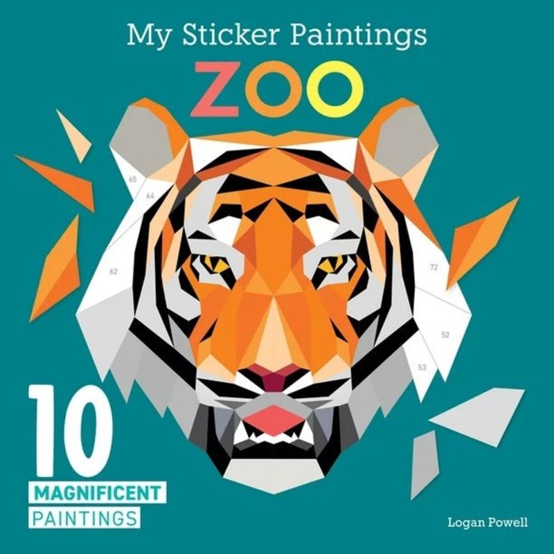 Activity Book - My Sticker Paintings: Zoo