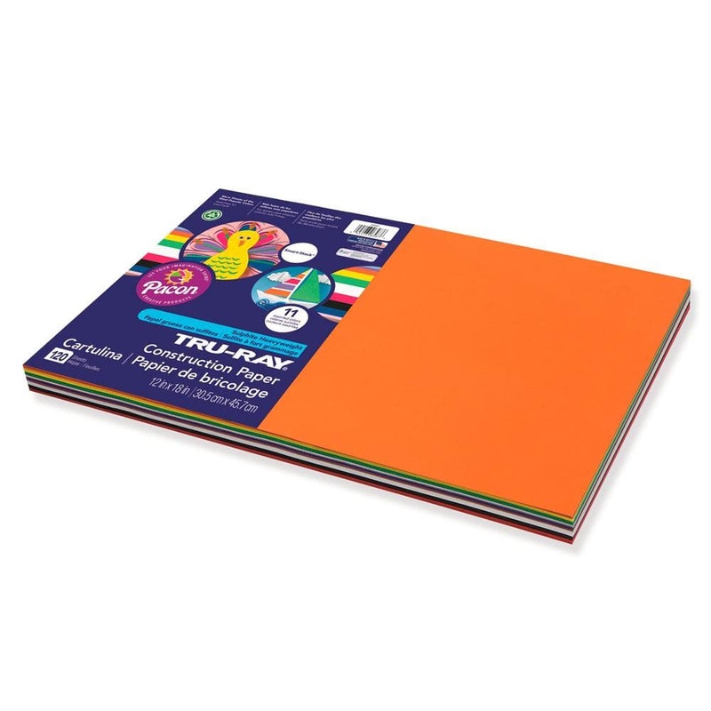 Tru-Ray Construction Paper Smart-Stack - 120 Sheets
