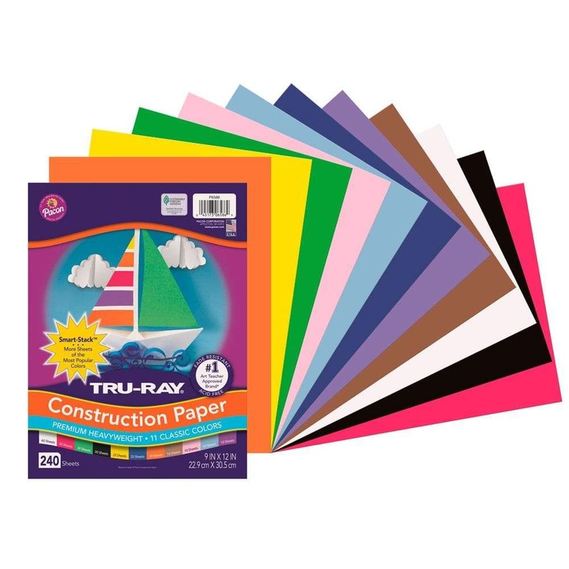 Tru-Ray Construction Paper Smart-Stack