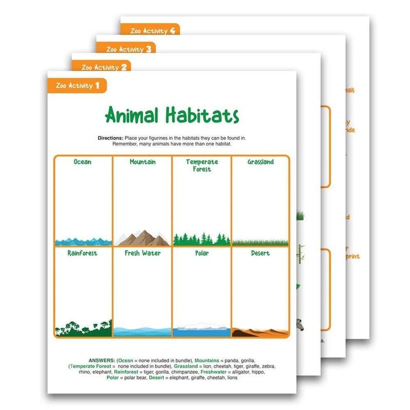 Zoo Activity Sheets