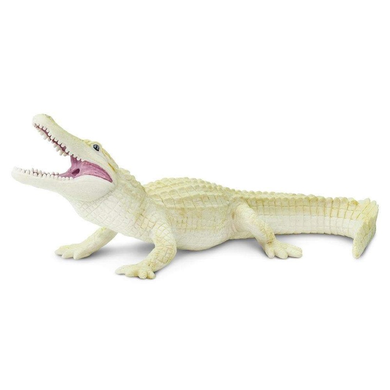 White Alligator Toy
