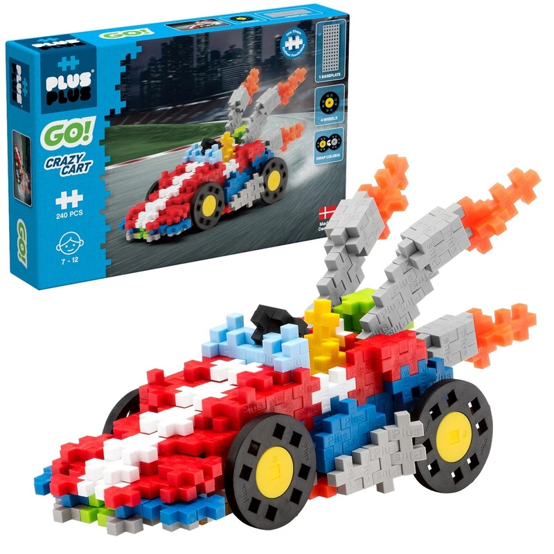 240 pc Plus-Plus GO! - Crazy Cart