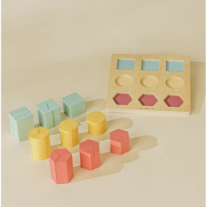 3D Wooden Shapes to Assemble