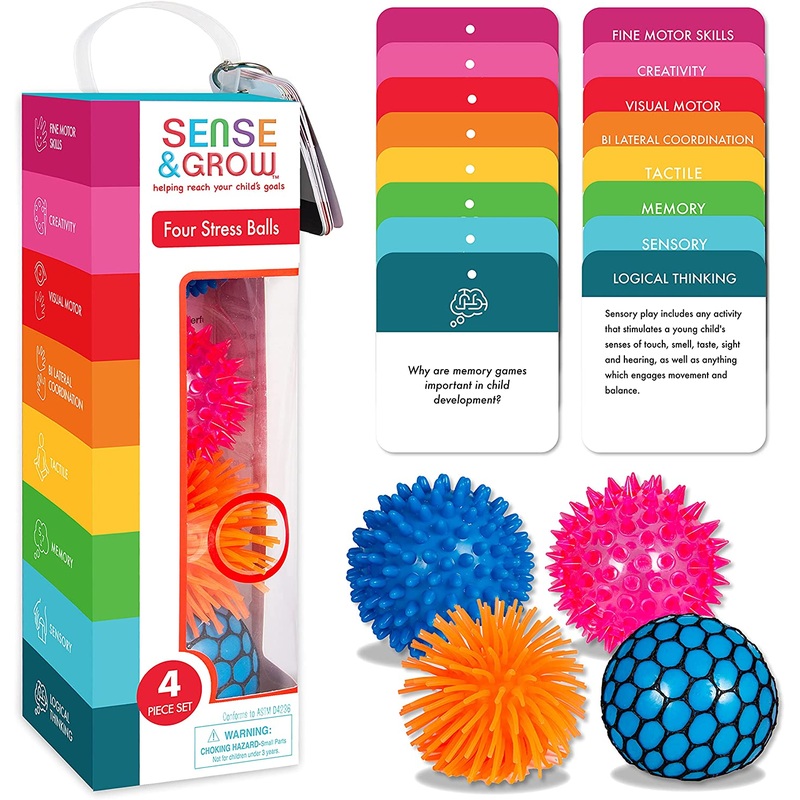 4 PK Sensory Stress balls