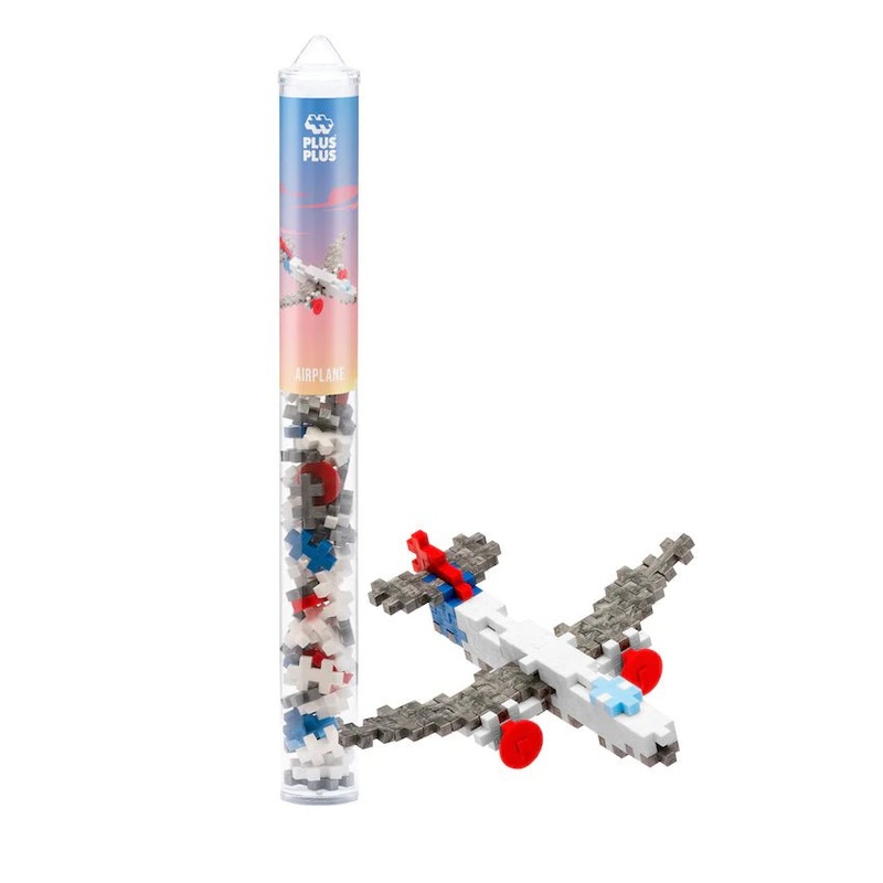 70 pc Plus-Plus Tube - Airplane