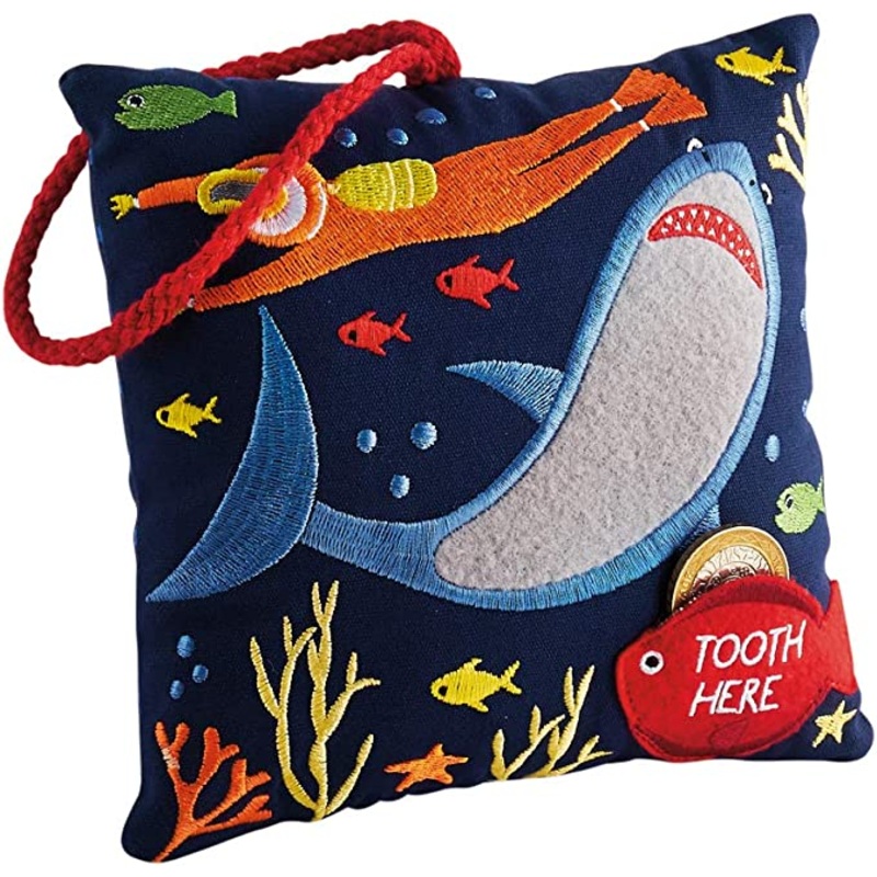 Tooth Fairy Cushion - Deep Sea