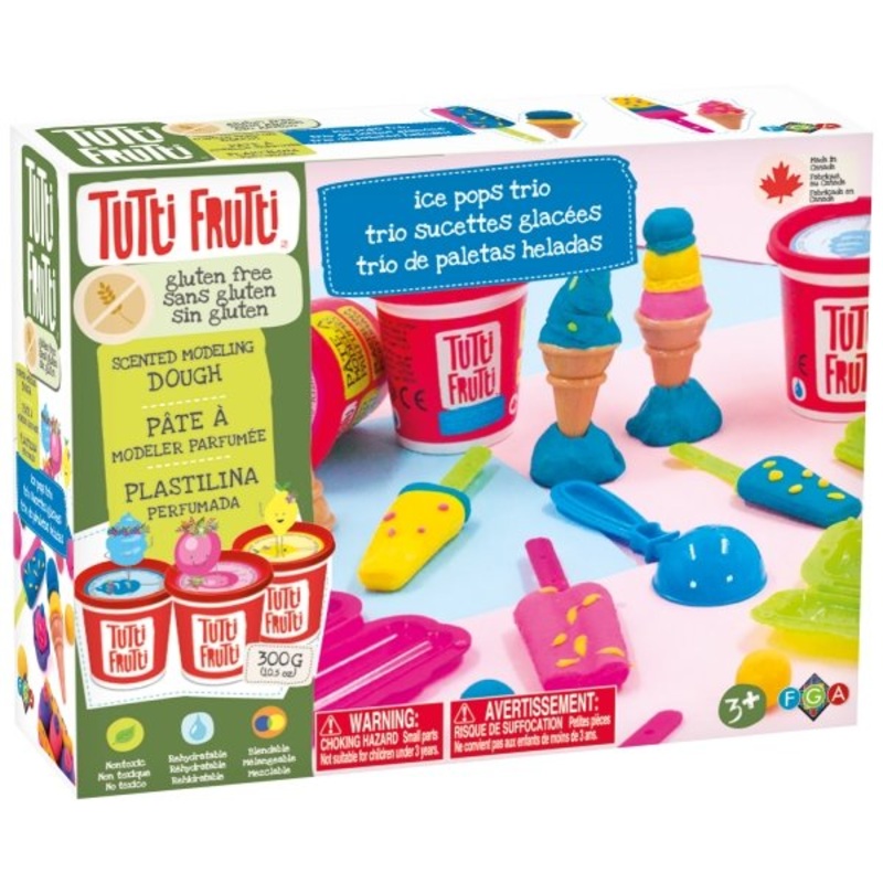 Tutti Frutti Modeling Dough Ice Pops Trio Kit