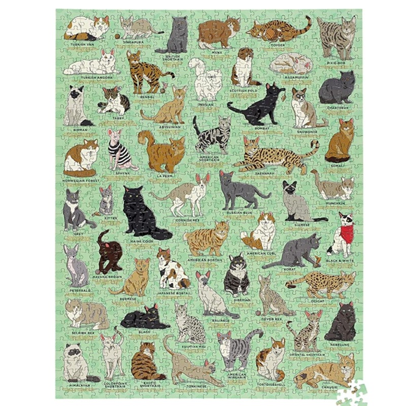 Cat Lover's 1000 Piece Jigsaw Puzzle