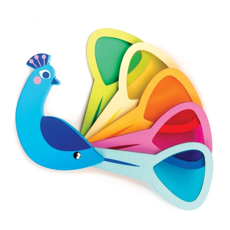 Tender Leaf Toys Peacock Colors