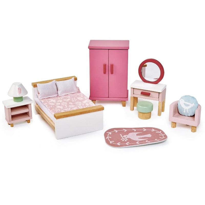 Tender Leaf Toys Dolls House Bedroom Furniture