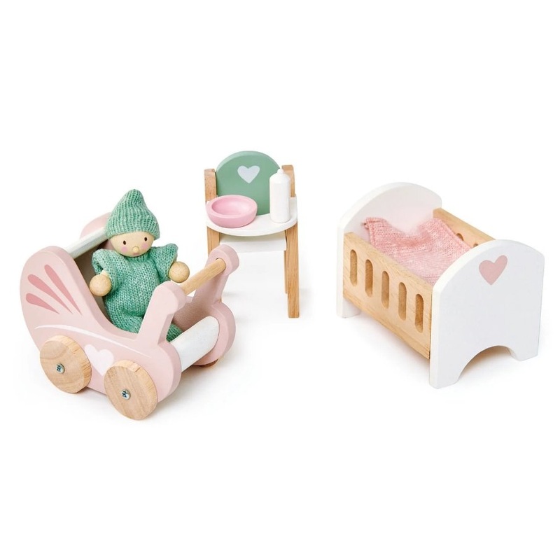 Tender Leaf Toys Dolls House Nursery Set
