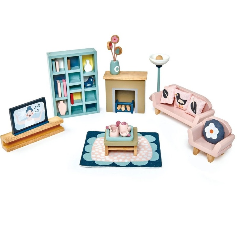 Tender Leaf Toys Dolls House Sitting Room Furniture