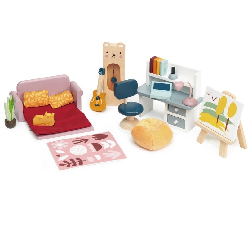 Tender Leaf Toys Dolls House Study Furniture