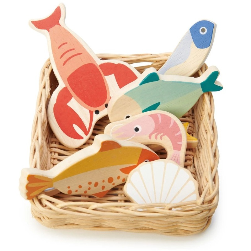 Tender Leaf Toys Seafood Basket