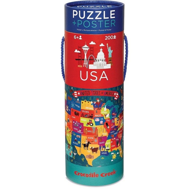 200 piece USA puzzle