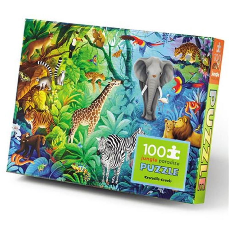 100 piece Holographic Puzzle: Jungle Paradise