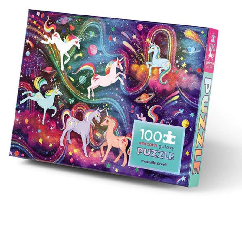 100 piece Holographic Puzzle: Unicorn Galaxy