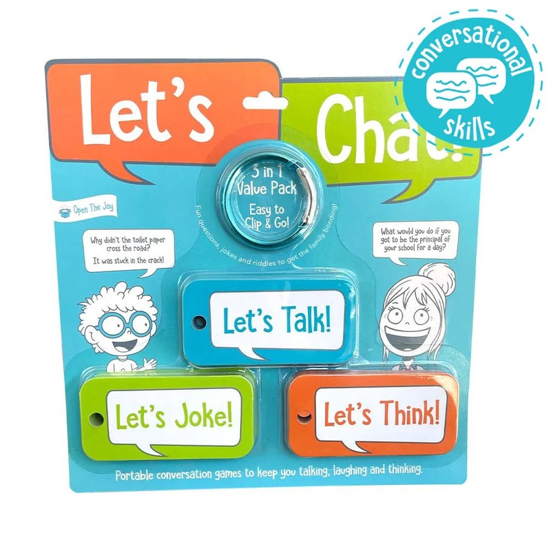 Open The Joy - Let's Chat! 3 In 1 Talking Cards