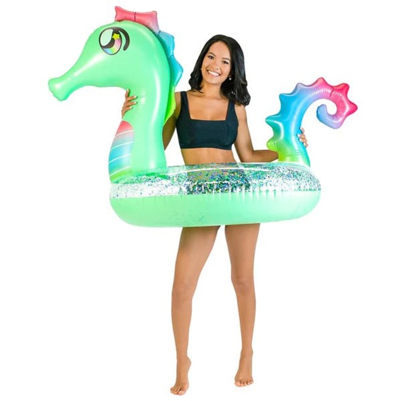 Pool Candy - Glitter Seahorse - 42" Beach & Pool Tube