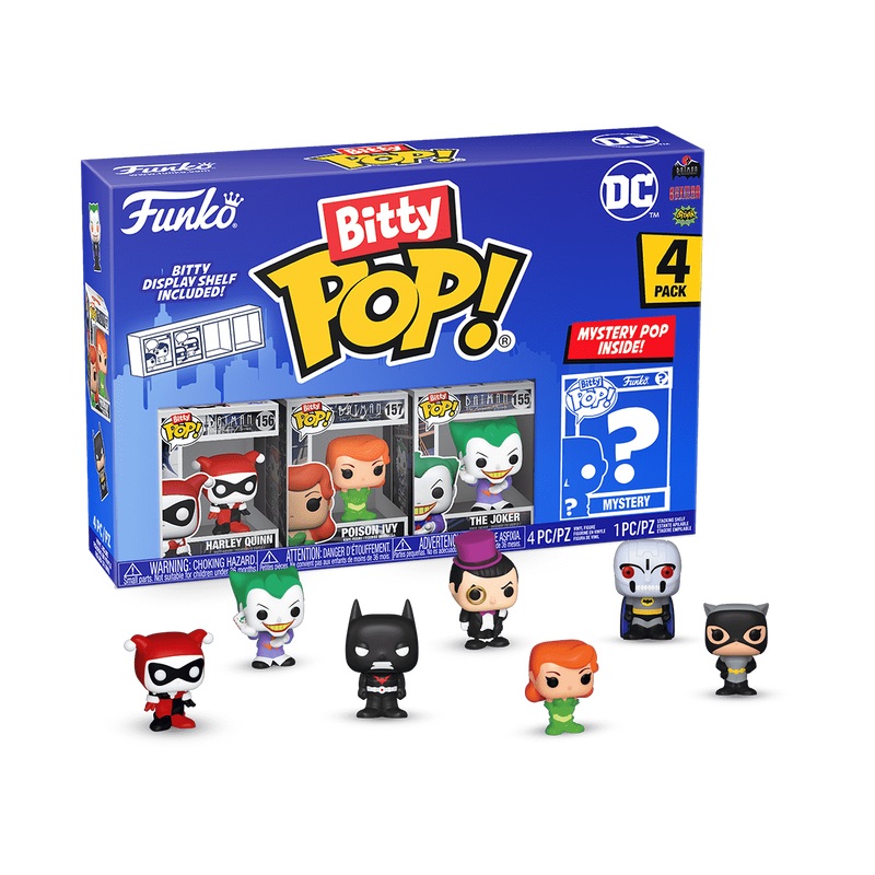Funko - Batman Harley Quinn Funko Bitty Pop! Mini Figure 4-Pack