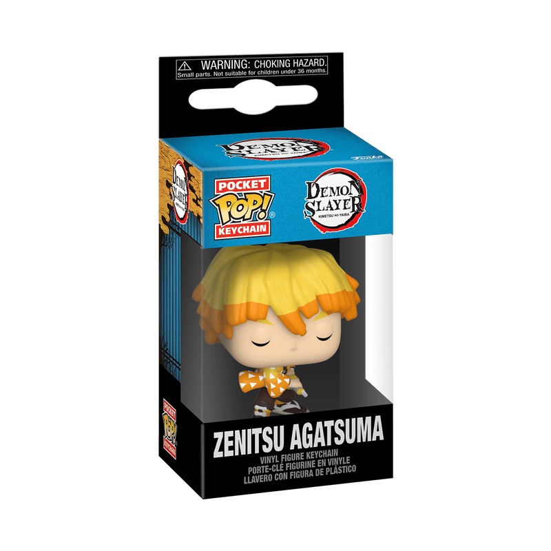 Funko - Demon Slayer - Zenitsu Agatsuma - Funko Pocket Pop! Key Chain