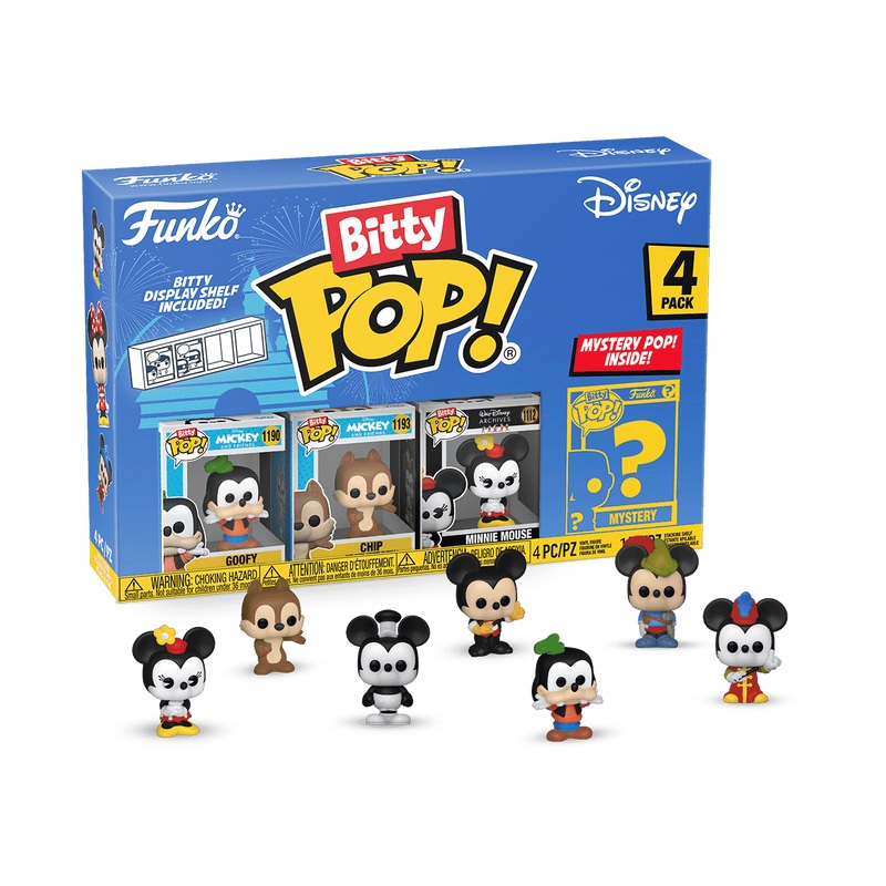 Funko - Disney Classics Goofy Funko Bitty Pop! Mini Figure 4-Pack