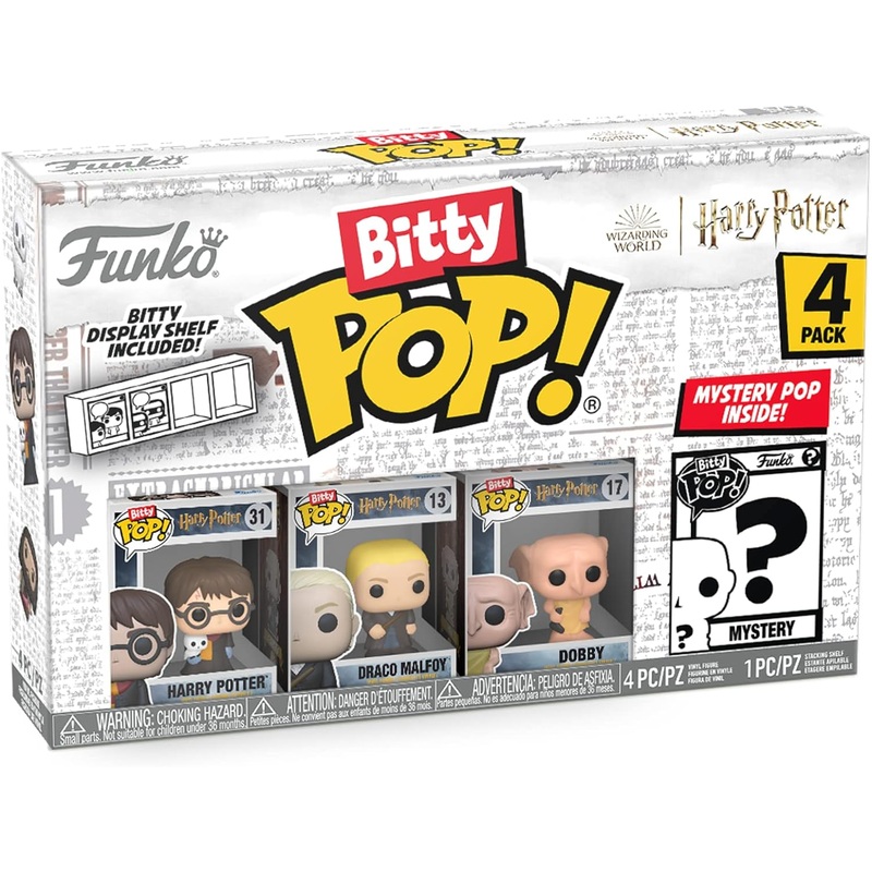 Funko - Harry Potter Funko Bitty Pop! Mini Figure 4-Pack