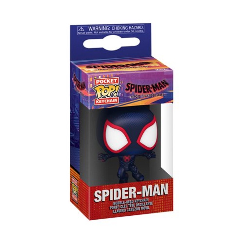 Funko - Spider-Man - Across the Spider-Verse Spider-Man - Funko Pocket Pop! Key Chain