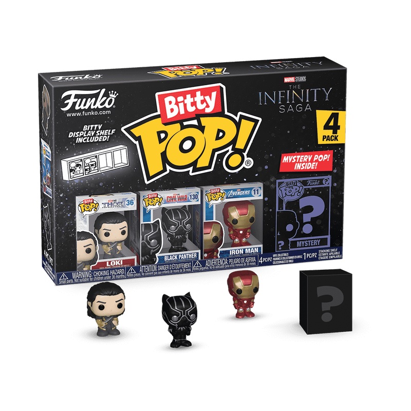 Funko - The Avengers - Loki - Bitty Pop! - Mini Figure 4-Pack