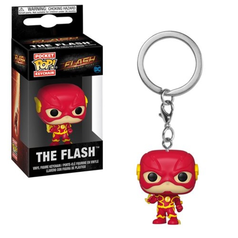 Funko - The Flash with Lightning - Funko Pocket Pop! Key Chain