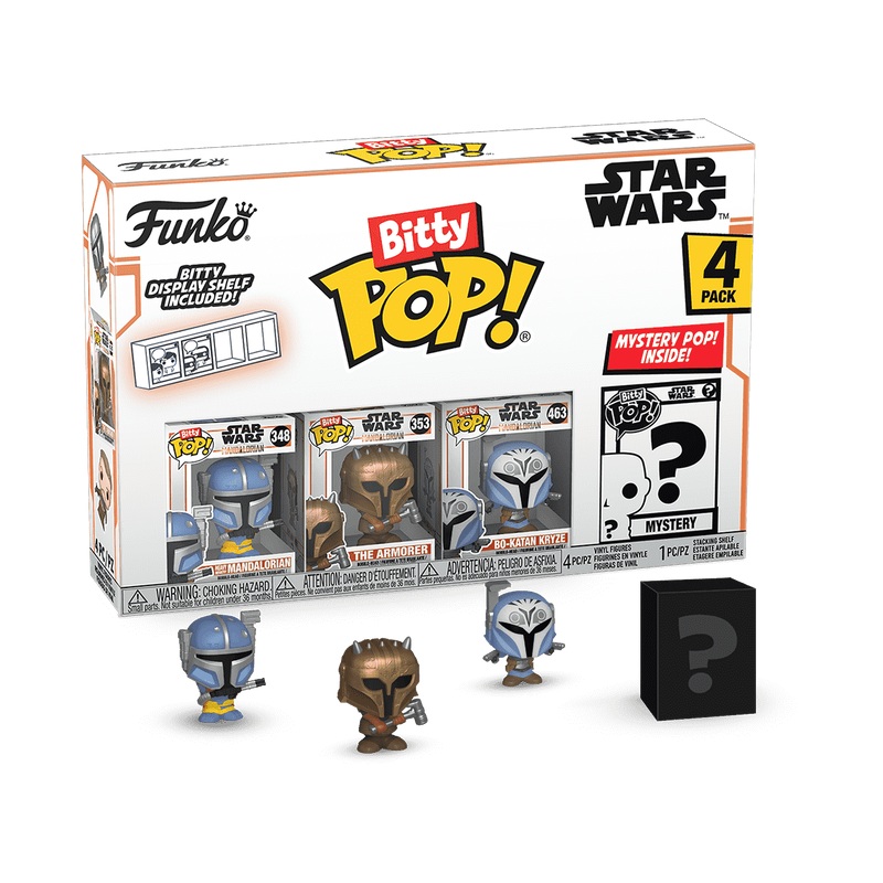 Funko - The Mandalorian Heavy Infantry Mando Bitty Pop! 4-Pack
