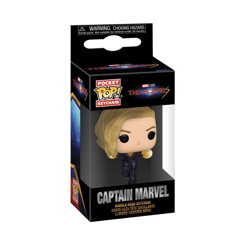 Funko - The Marvels - Captain Marvel - Funko Pocket Pop! Key Chain