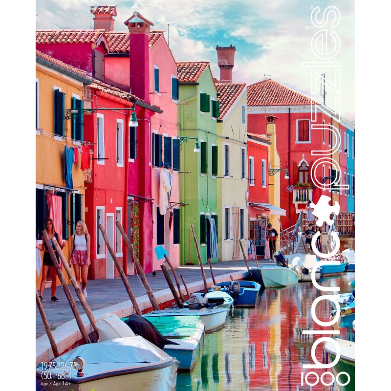 Blanc Puzzles - The Canals of Burano Italy