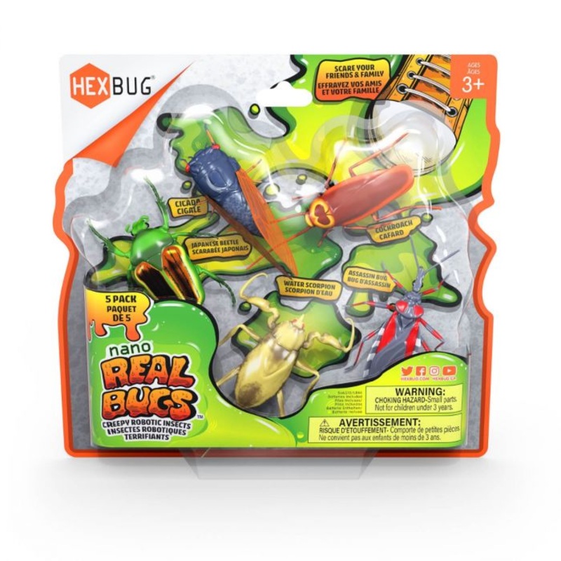 HEXBUG - REAL BUGS - NANOS 5 Pack
