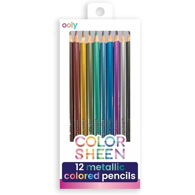 OOLY - Color Sheen Metallic - Colored Pencils - Set of 12