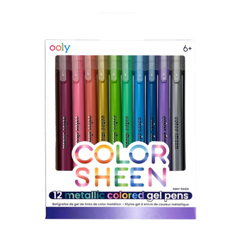OOLY - Color Sheen Metallic - Gel Pens - Set of 12
