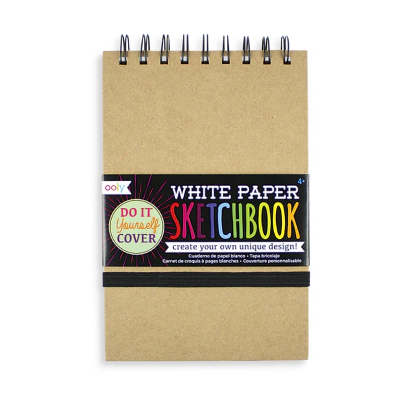 OOLY - DIY Sketchbook - Large White Paper