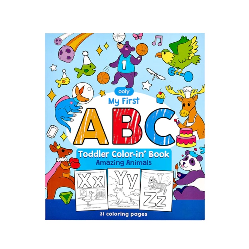 Toddler - Colorin' Book - ABC - Amazing Animals