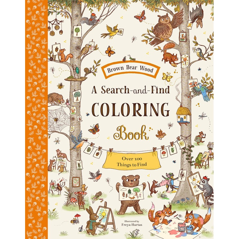 Brown Bear Wood: A Search- and-Find Coloring Book
